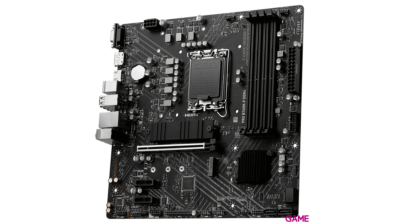 MSI Pro B760M-P DDR4 B760 LGA 1700 micro ATX - Placa Base