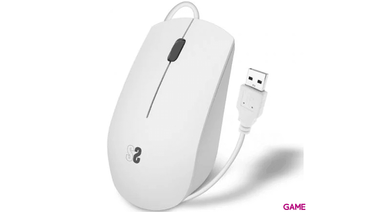 Subblim Business Silencioso USB 1200 DPI Blanco - Raton