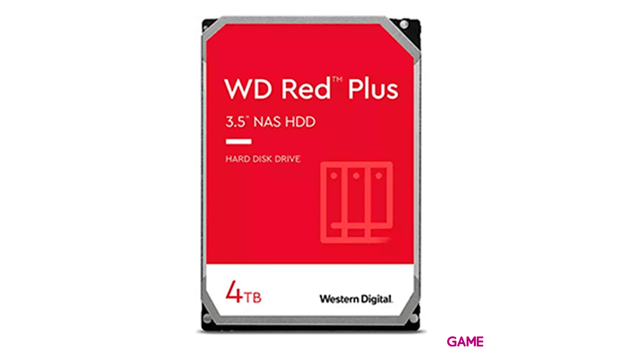 Western Digital Red Plus WD40EFPX disco duro interno 3.5" 4000 GB Serial ATA III - Disco Duro