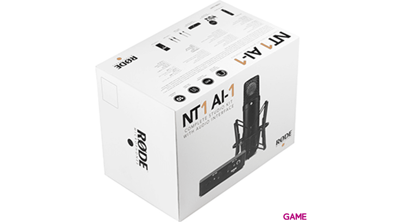 Rode NT1 AI-1 Complete Studio Kit Soporte Pop Filter - Microfono