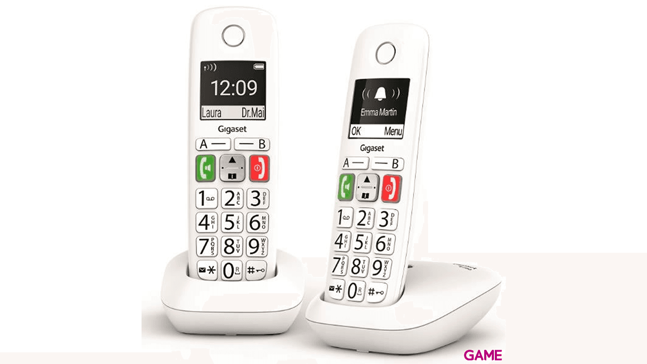 Gigaset E290 Duo DECT Blanco - Telefono