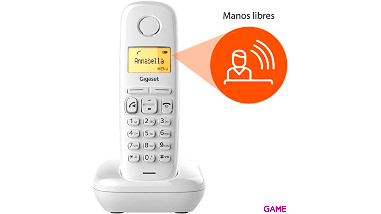 Gigaset A270 DECT Blanco Identificador de llamadas - Telefono Fijo