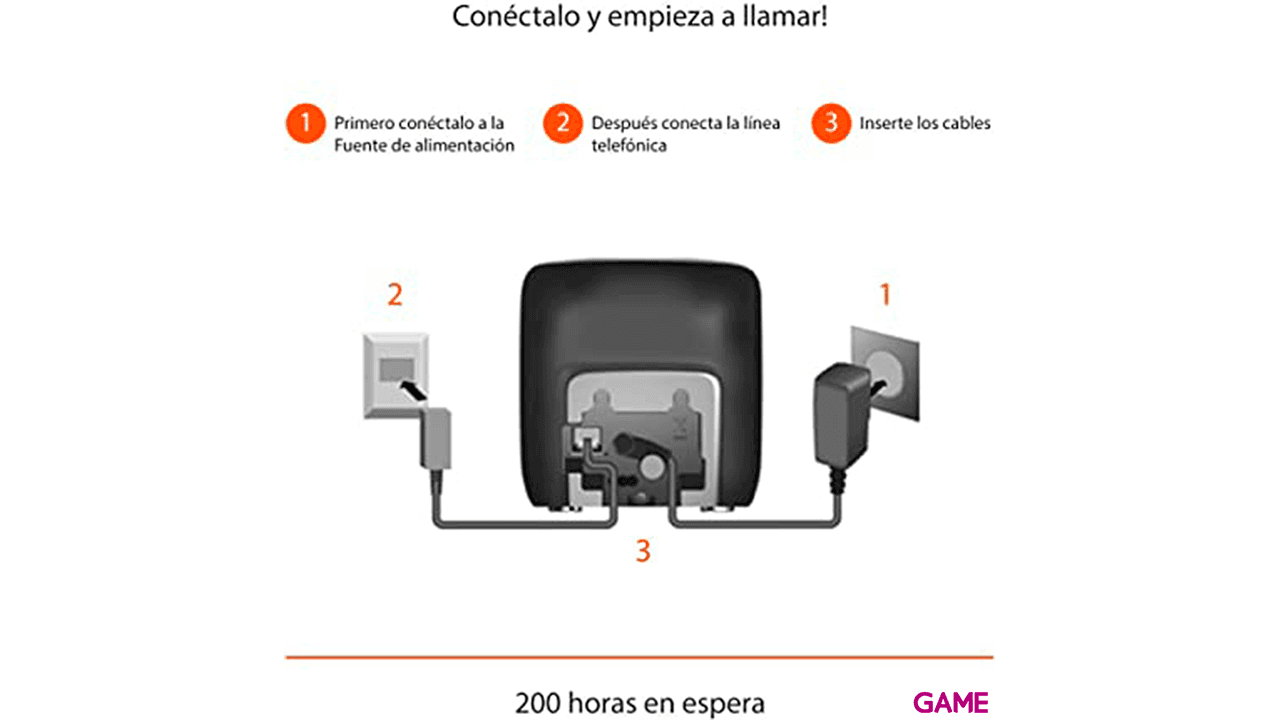 Gigaset A270 DECT Blanco Identificador de llamadas - Telefono Fijo