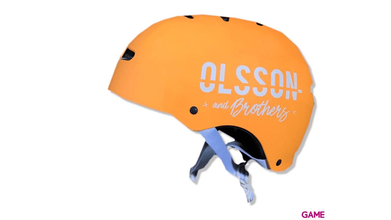 CASCO OLSSON TALLA S/M ADULTO NARANJA