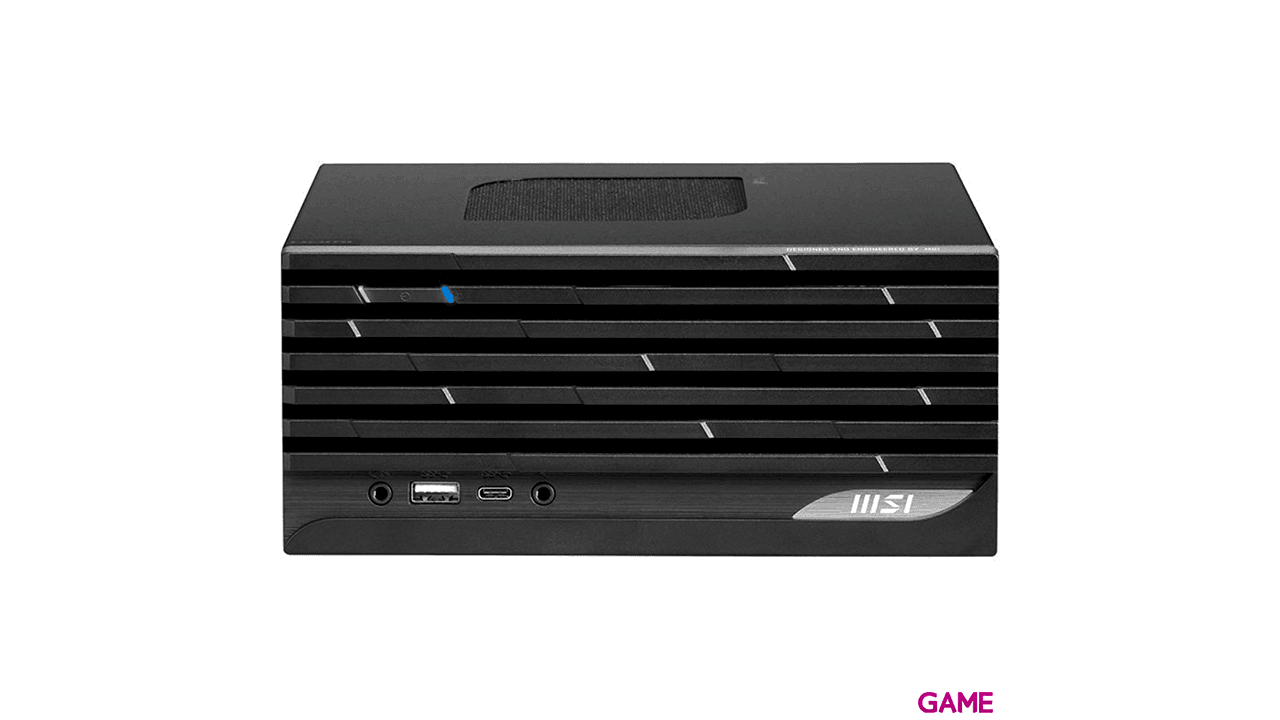 MSI PRO DP20Z 5M-001BEU PC/estación de trabajo barebone 2,6 l tamaño PC Negro AMD X300