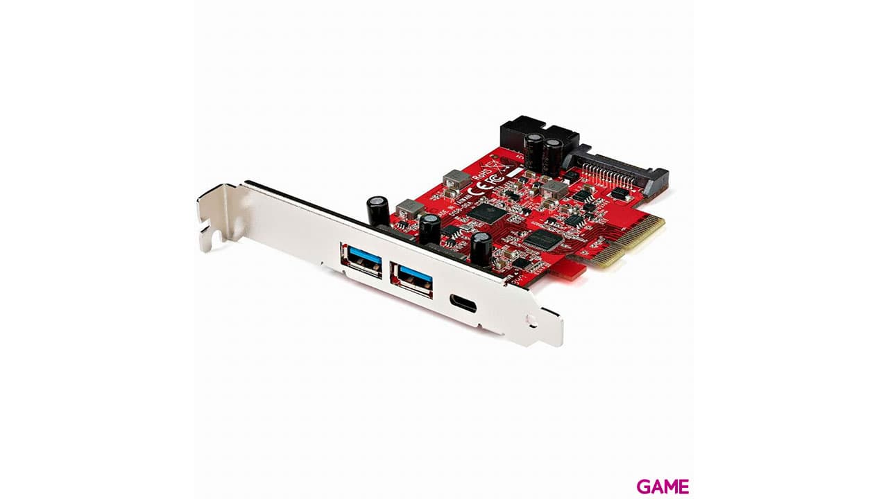 StarTech.com PCI Express USB 3.1 Gen2 10Gbps 1 USB-C 2 USB-A  - Tarjeta PCIe