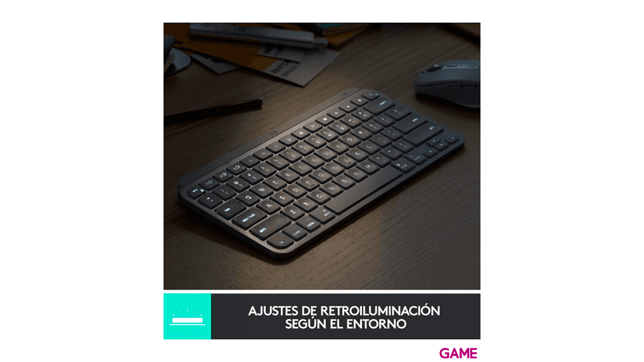 Logitech MX Keys Mini RF Wireless + Bluetooth - Teclado