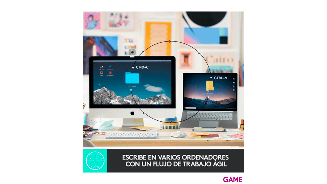 Logitech MX Keys Mini RF Wireless + Bluetooth - Teclado