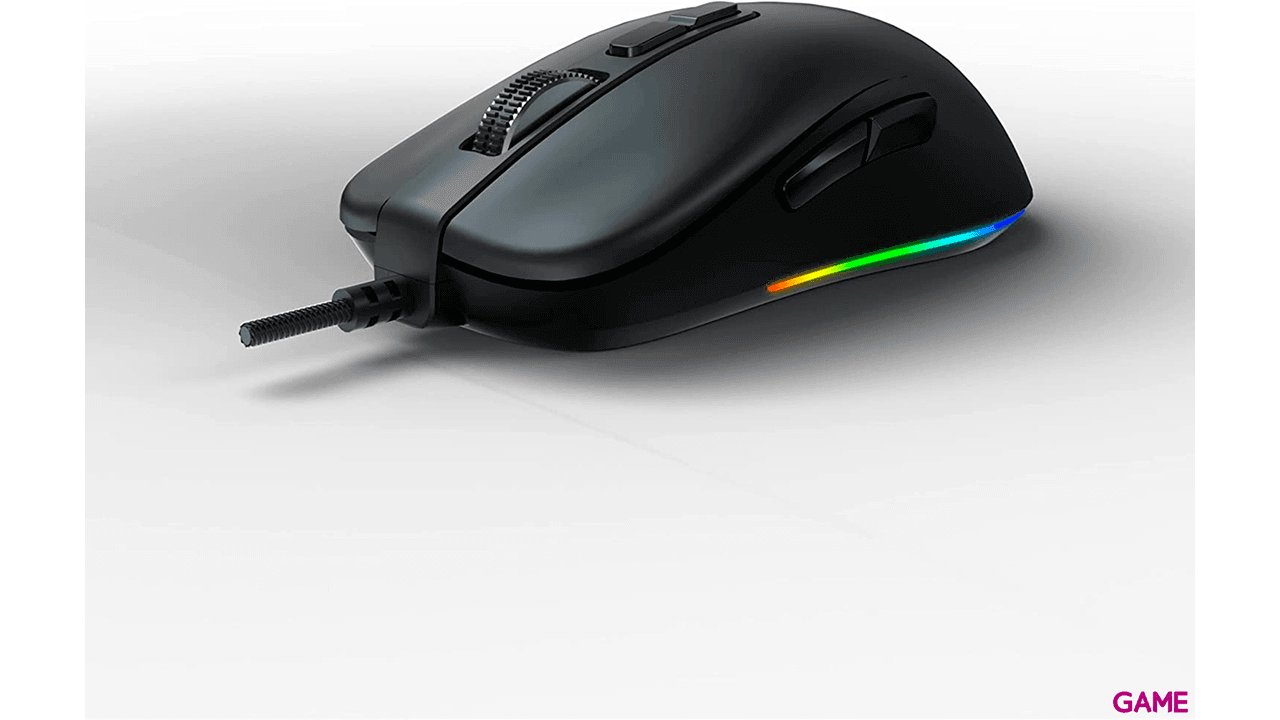 AOC GM300B Optico - 7 Botones - 6200 DPI - RGB - Raton Gaming