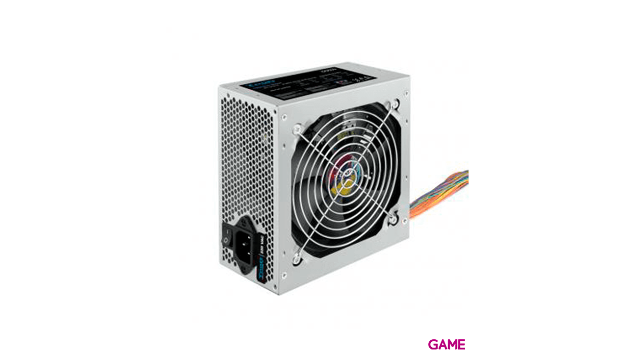 TooQ TQAPOLO-500SP 500W 20+4 pin ATX ATX Plata - Fuente Alimentacion