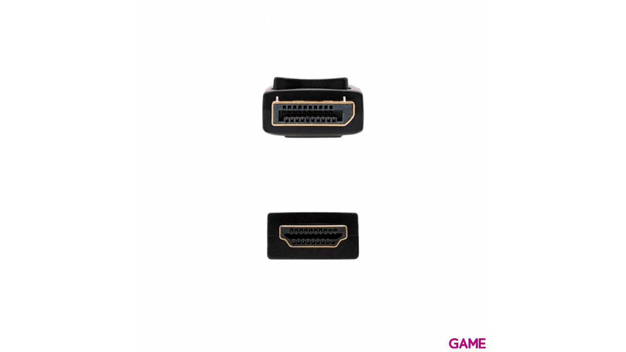 Nanocable Conversor Display Port a HDMI 0.5m Negro - Cable