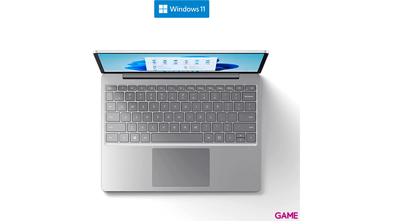 Microsoft Surface Laptop Go 2 i5-1135G7 - Iris Xe - 8GB - 128GB SSD - 12.4´´ Tactil - W11 Pro - Ordenador Portatil