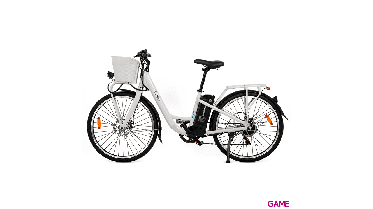 Youin You-Ride Paris 26´´ - Blanca - Bicicleta Electrica