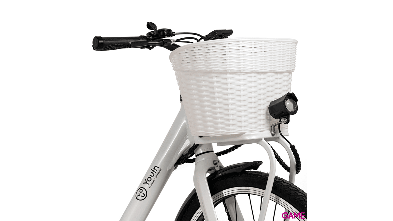 Youin You-Ride Paris 26´´ - Blanca - Bicicleta Electrica