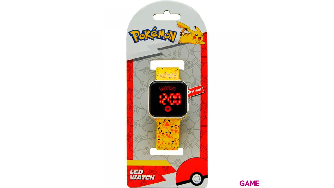 Pikachu Pokemon led - Reloj