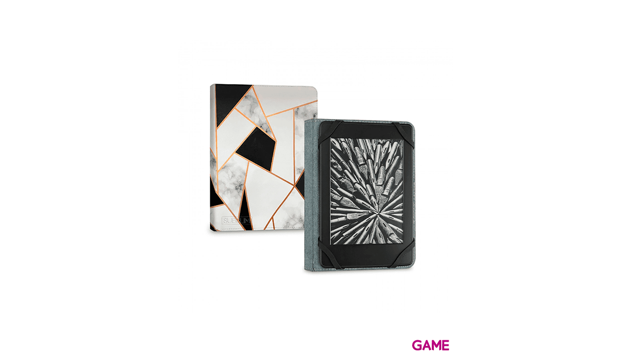 Subblim Clever Ebook Case 6" Marmol Negro - Funda
