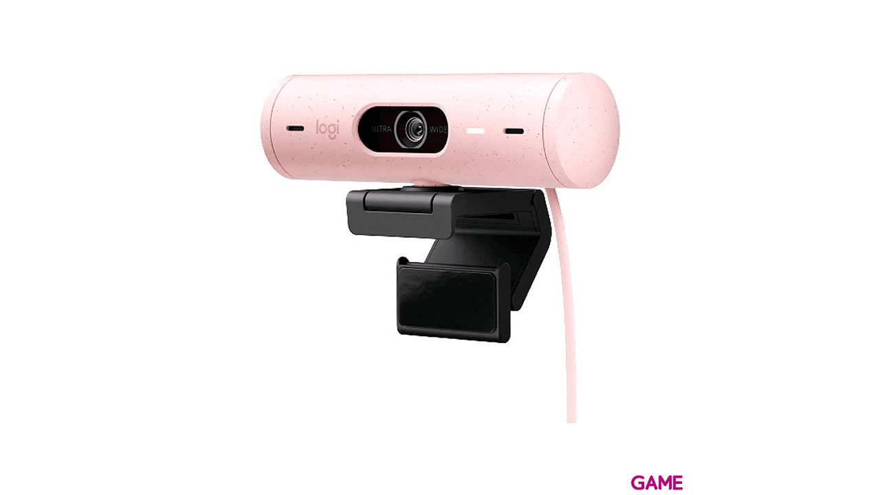Logitech Brio 500 4MP USB C Rosa - Webcam