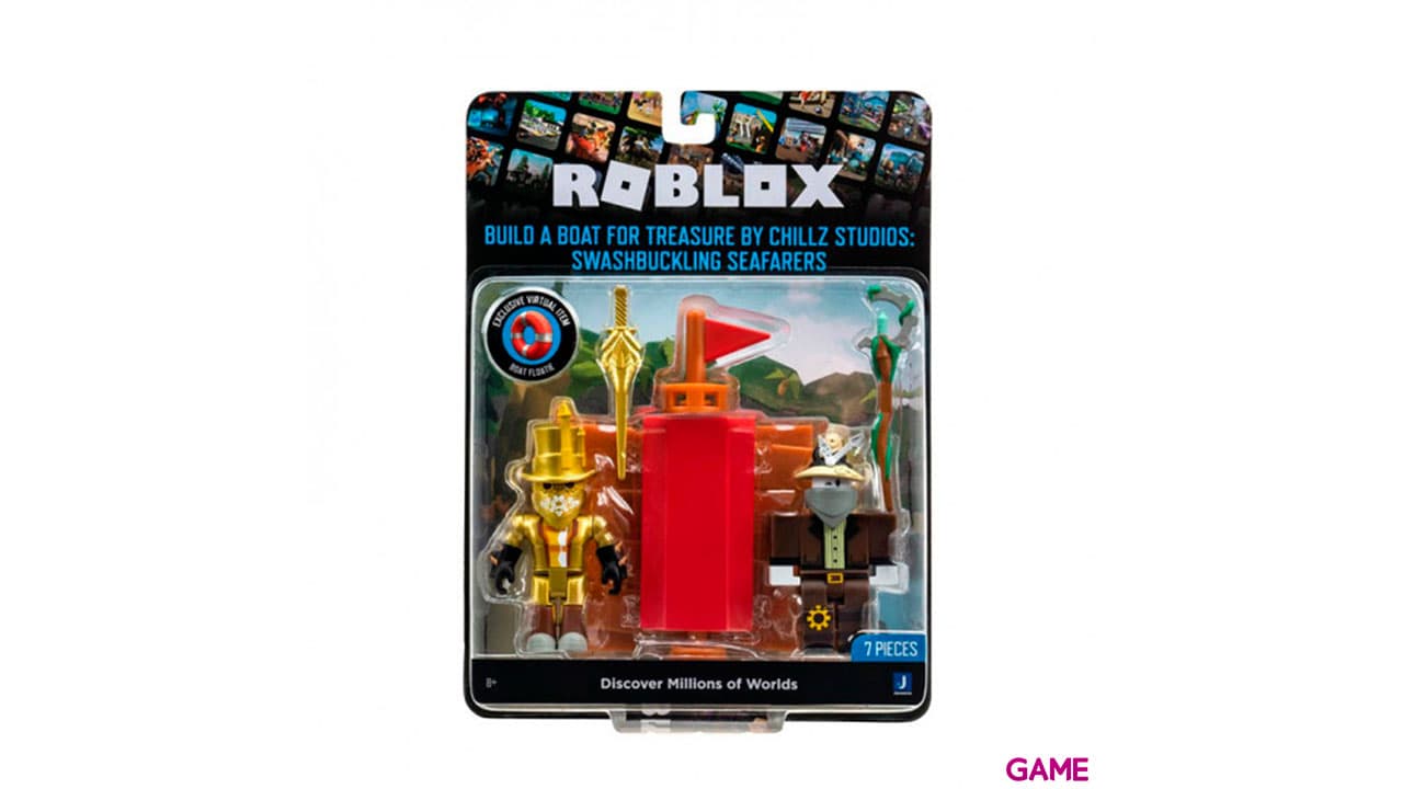 Caja 5 figuras Discover Millions of Worlds Roblox surtido
