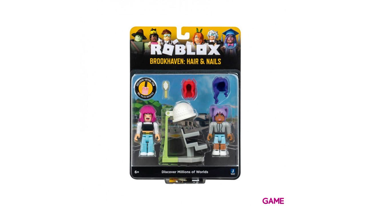 Caja 5 figuras Discover Millions of Worlds Roblox surtido