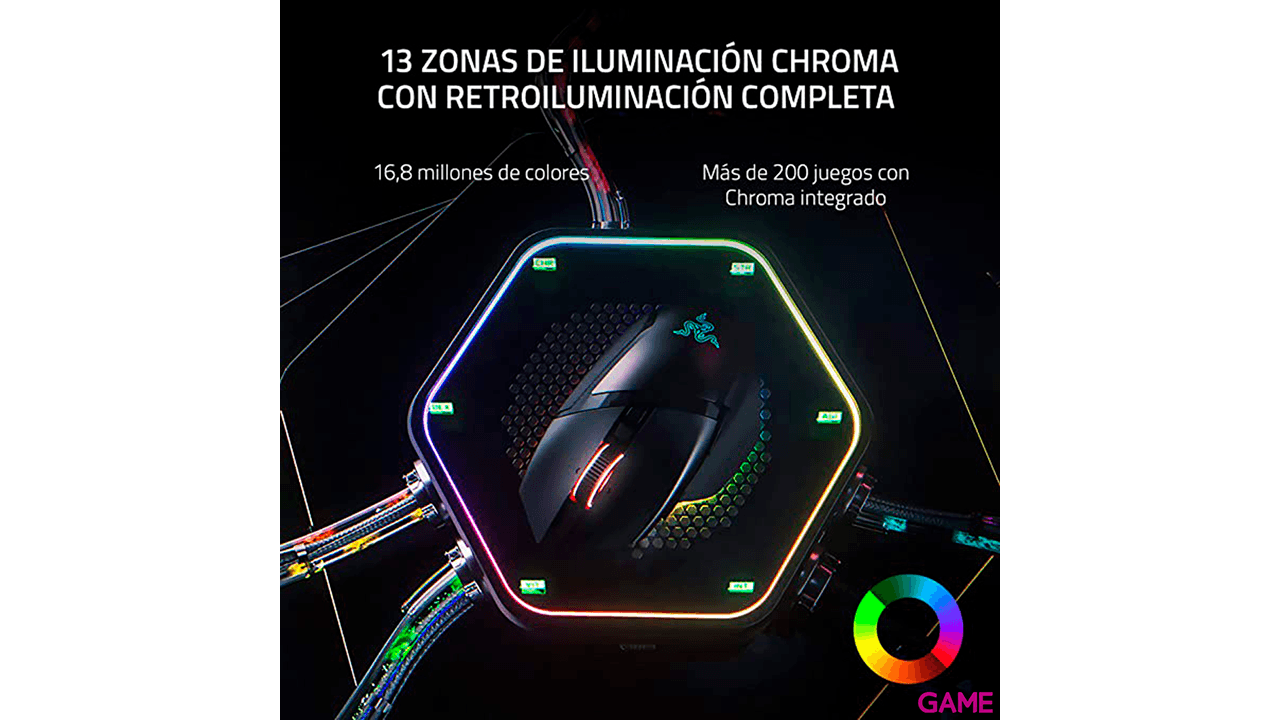 Razer Basilisk V3 Pro Wireless USB C Optico 30000DPI - Raton Gaming