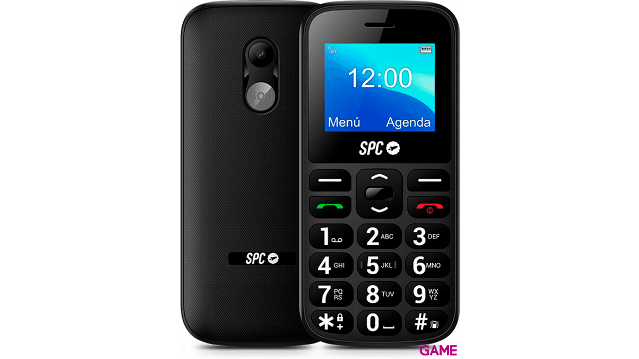SPC Fortune 2 4G 4,5 cm (1.77") 74g Negro - Telefono