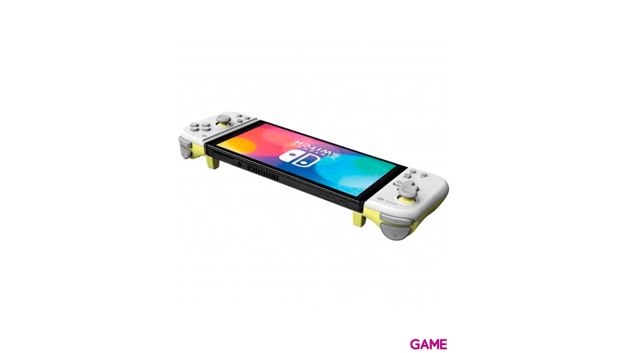 Controller Hori Split Pad Compact Blanco/Amarillo -Licencia oficial-