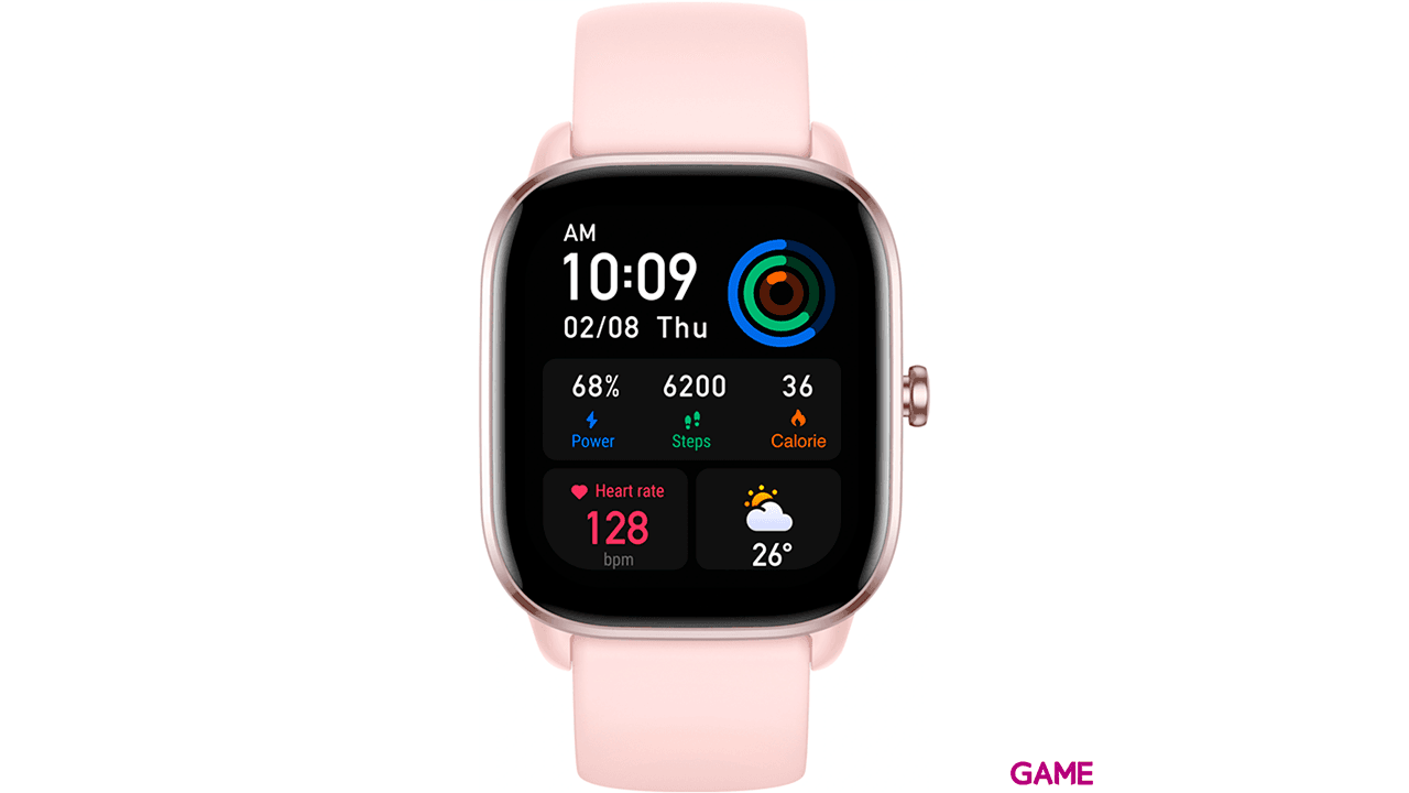 Amazfit GTS 4 mini 4,19 cm (1.65") AMOLED GPS Rosa - Reloj Inteligente