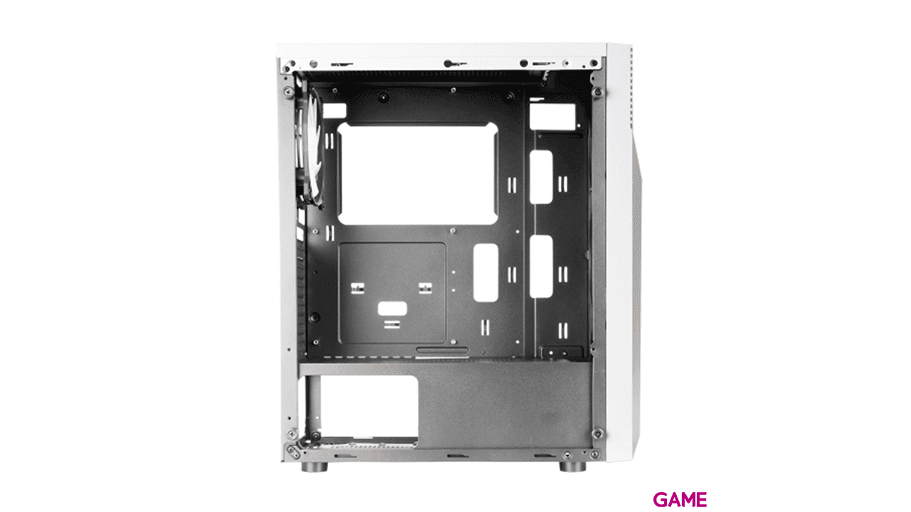 Mars Gaming MC-X2 Gaming ATX Frontal Acero FRGB Ventana Lateral Completa Blanco - Caja Ordenador