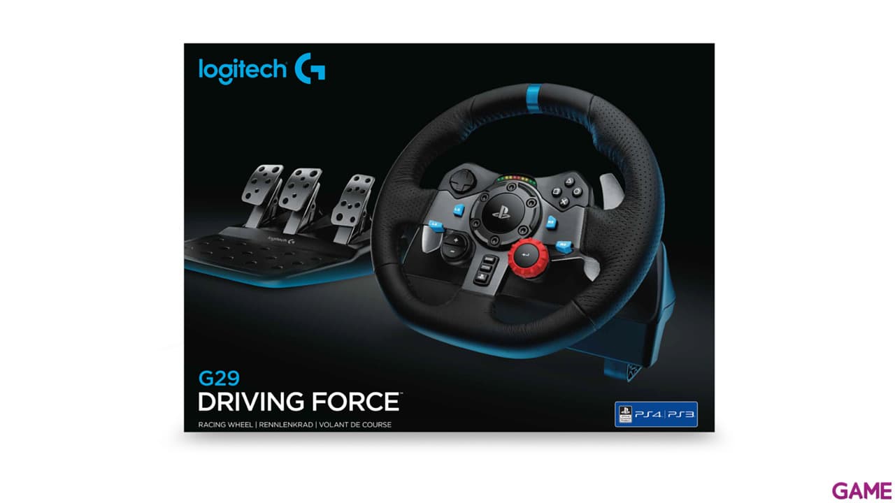 Logitech G29 Driving Force PC - PS5 - PS4 - PS3 - Licencia PlayStation - Volante