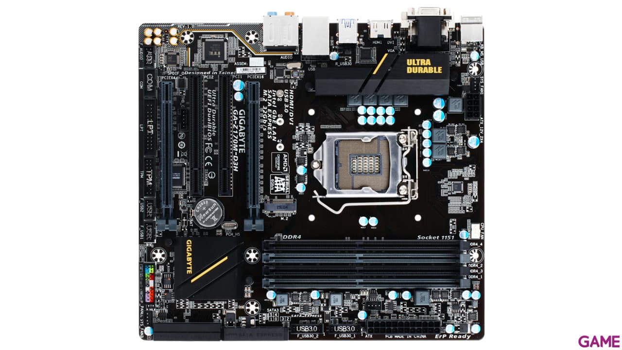 Gigabyte GA-Z170M-D3H ATX LGA1151 - Placa Base
