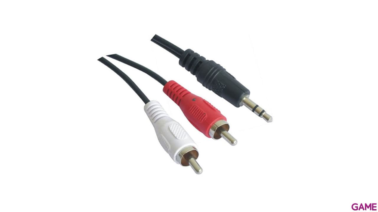 Nanocable audio Jack 3.5 Estereo  M-2RCA  1.5MTS