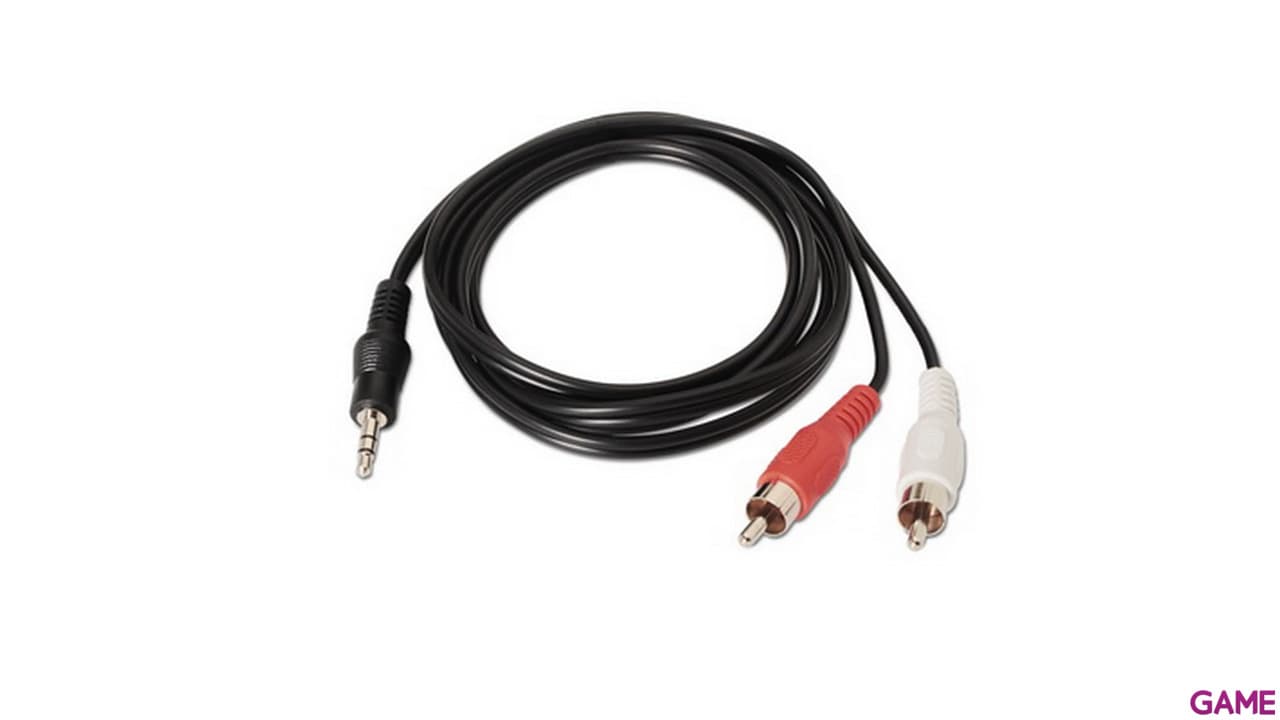 Nanocable audio Jack 3.5 Estereo  M-2RCA  1.5MTS