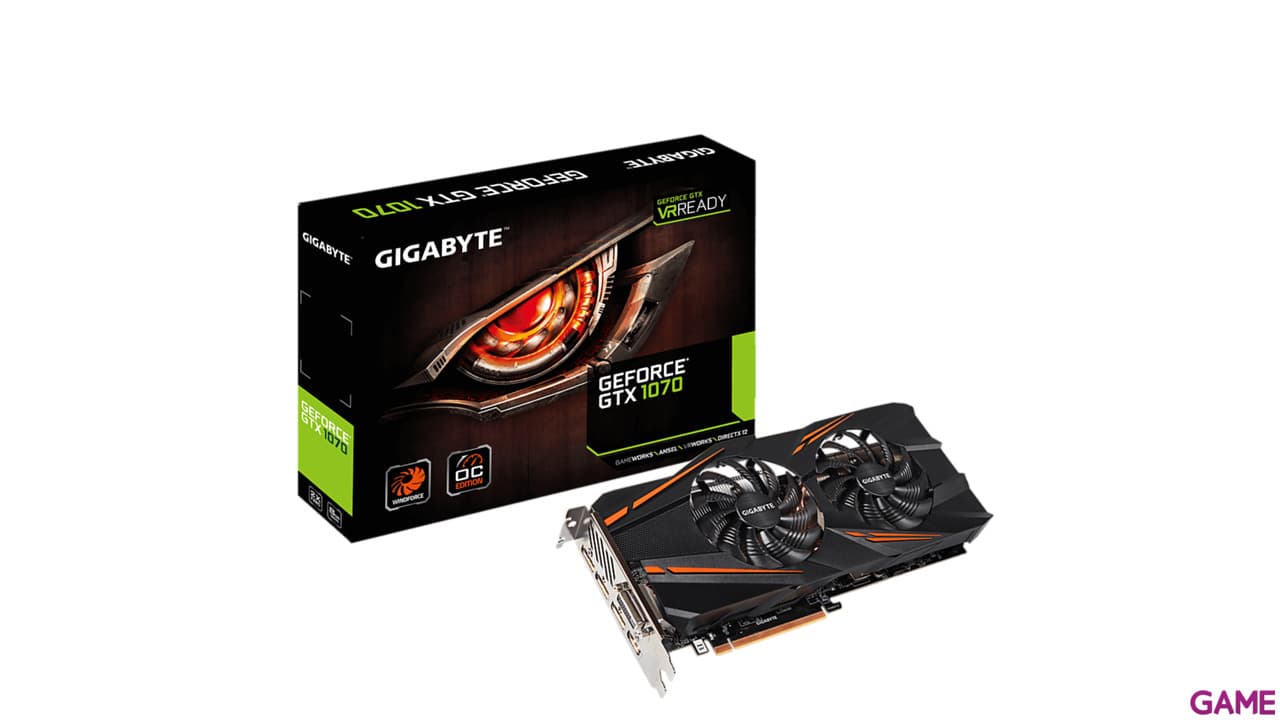 GIGABYTE GeForce GTX 1070 Windforce OC 8GB GDDR5