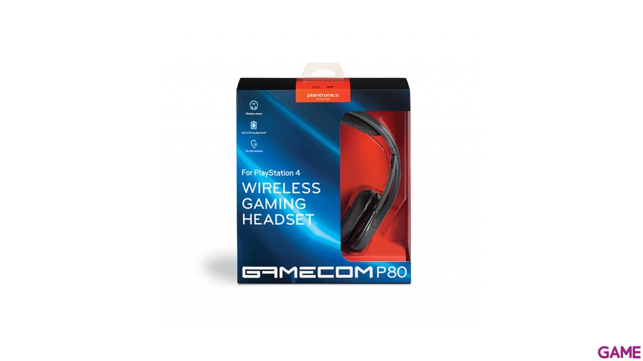 Auriculares Plantronics Gamecom P80 Inalámbricos PS4-PC