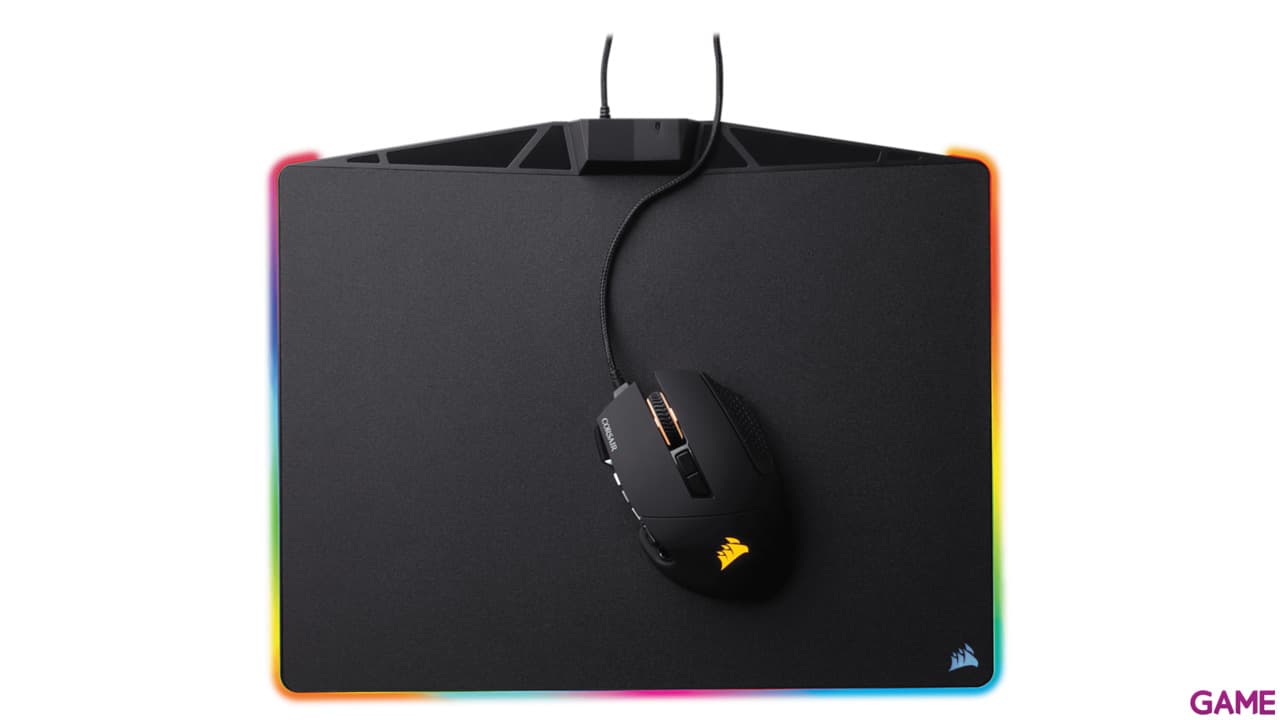 CORSAIR MM800 RGB Polaris Hard Edition M - Alfombrilla Gaming
