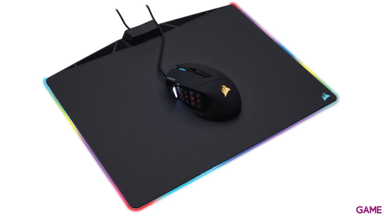 CORSAIR MM800 RGB Polaris Hard Edition M - Alfombrilla Gaming