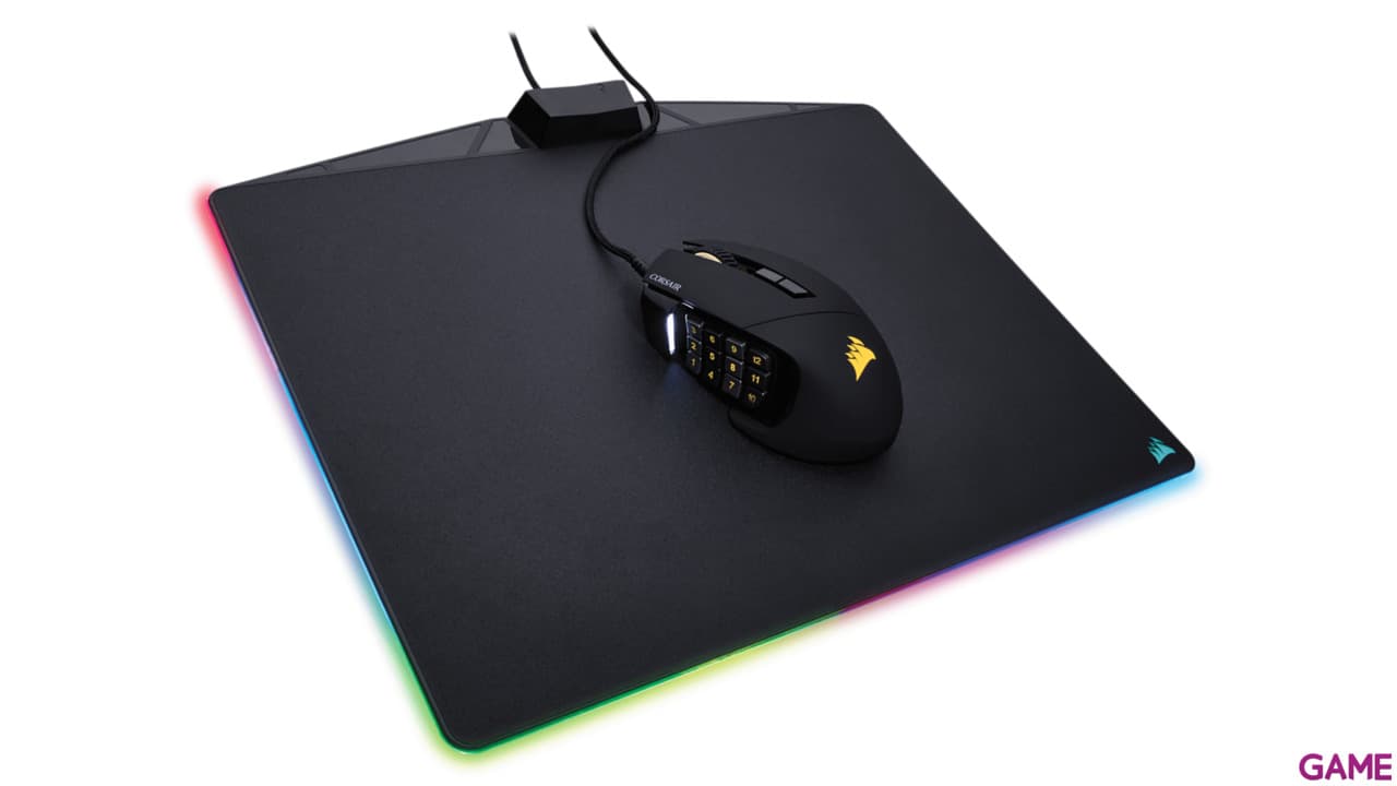 CORSAIR MM800 RGB Polaris Hard Edition M - Alfombrilla Gaming