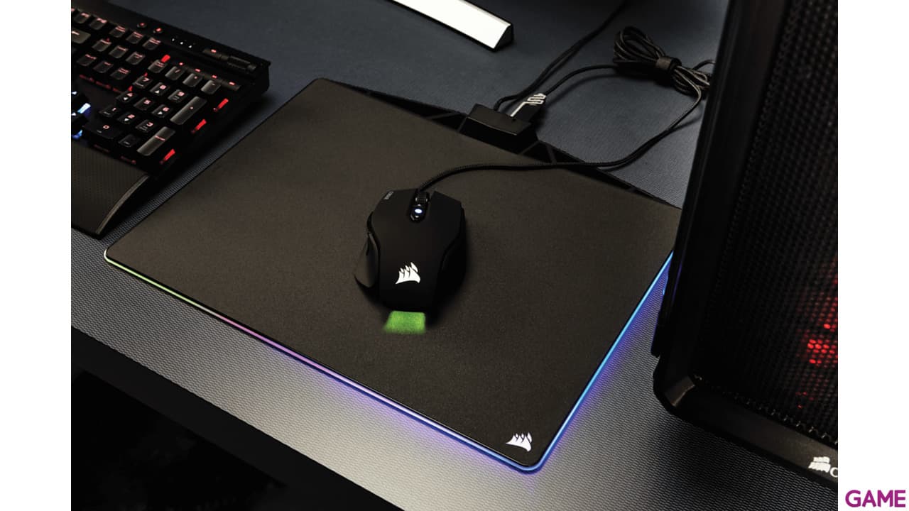 CORSAIR MM800 RGB Polaris Hard Edition M - Alfombrilla Gaming