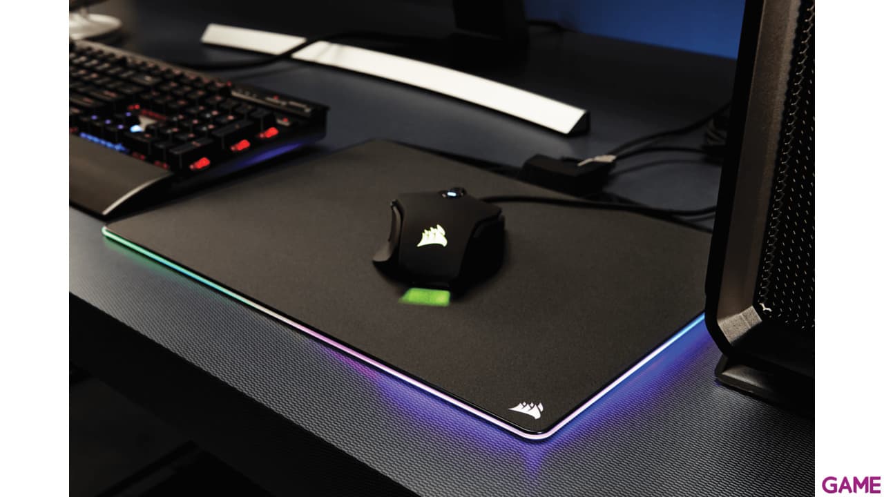 CORSAIR MM800 RGB Polaris Hard Edition M - Alfombrilla Gaming