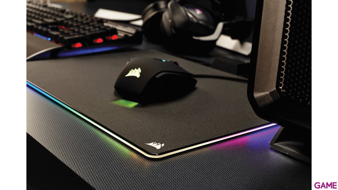 CORSAIR MM800 RGB Polaris Hard Edition M - Alfombrilla Gaming