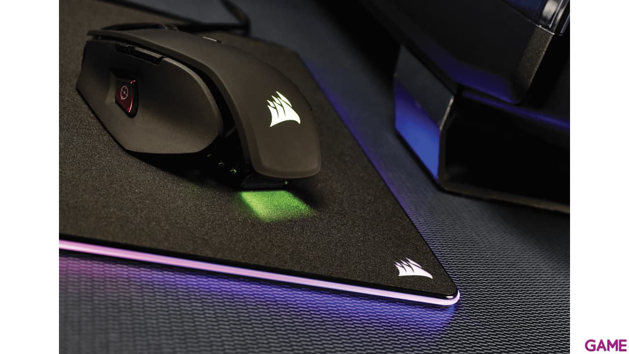 CORSAIR MM800 RGB Polaris Hard Edition M - Alfombrilla Gaming