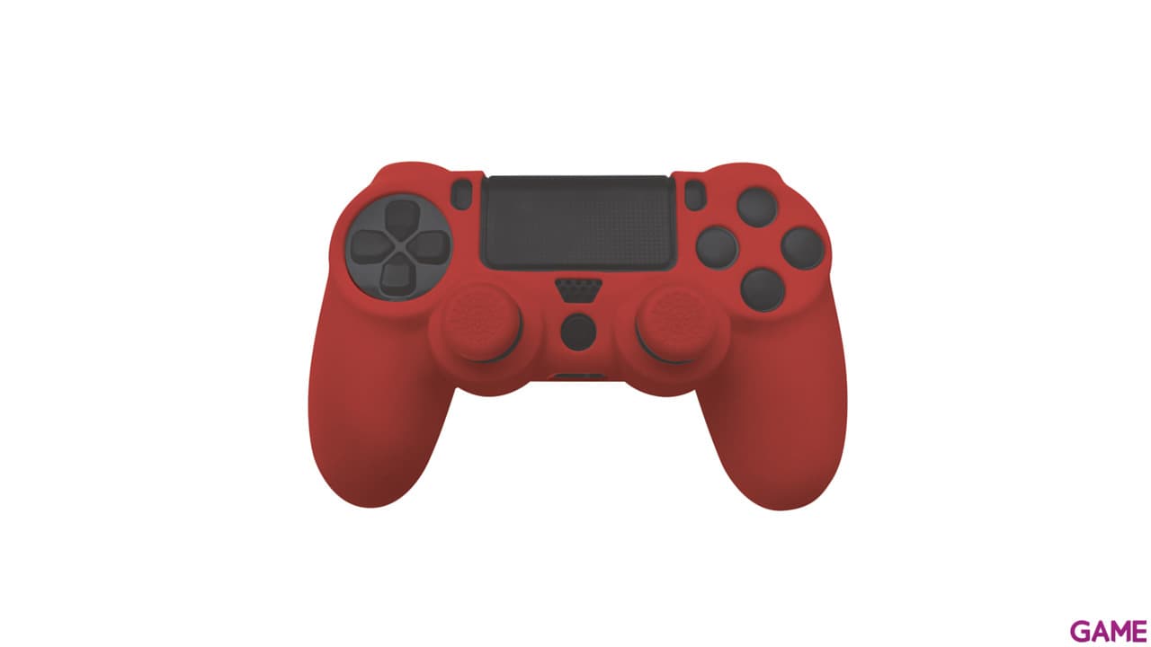 Funda Silicona Azul + Grips Mando PS4