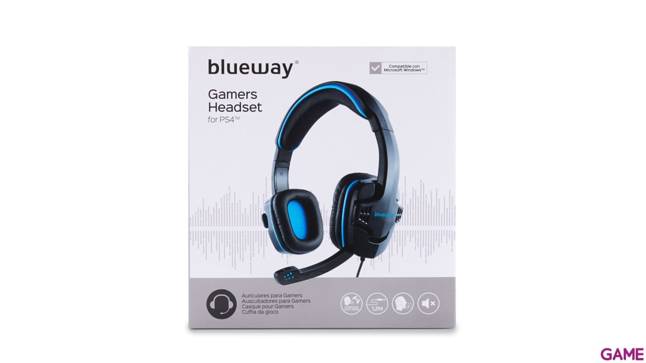 Auricular PS4 Gamers Blueway - Auriculares Gaming