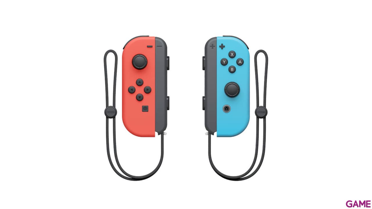 Joy-Con (set Izda/Dcha) Azul Neón/Rojo Neón