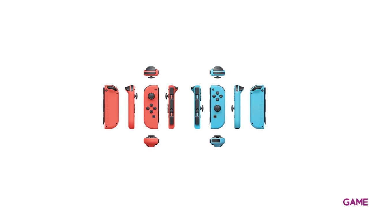 Joy-Con (set Izda/Dcha) Azul Neón/Rojo Neón