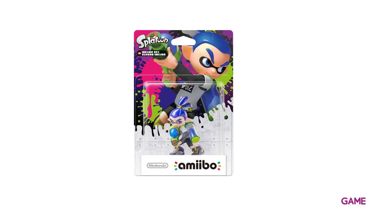 Figura amiibo Inkling Chico - Colección Splatoon