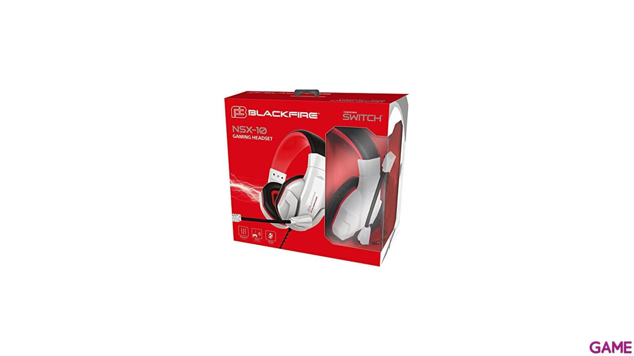 Auriculares Ardistel Blackfire NSX-10 para Nintendo Switch
