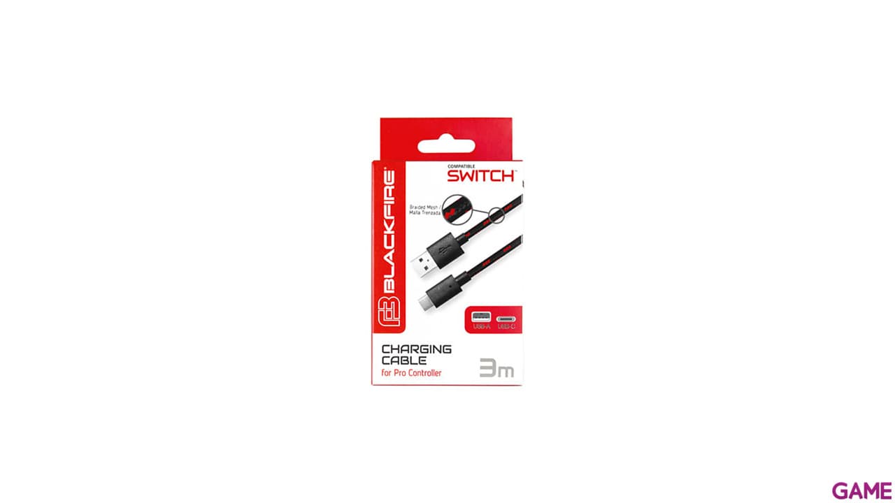Cable de Carga USB-C Ardistel para Mando Pro Nintendo Switch