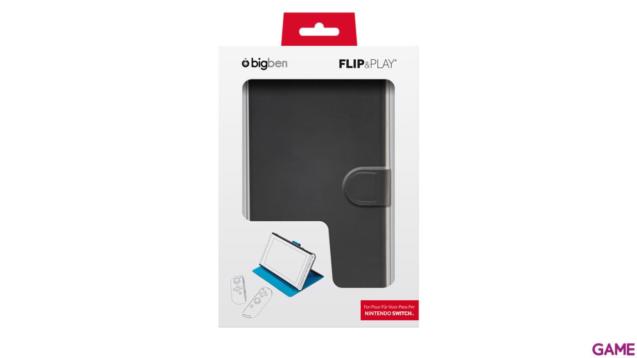 Cubierta con Soporte Flip & Play para Switch