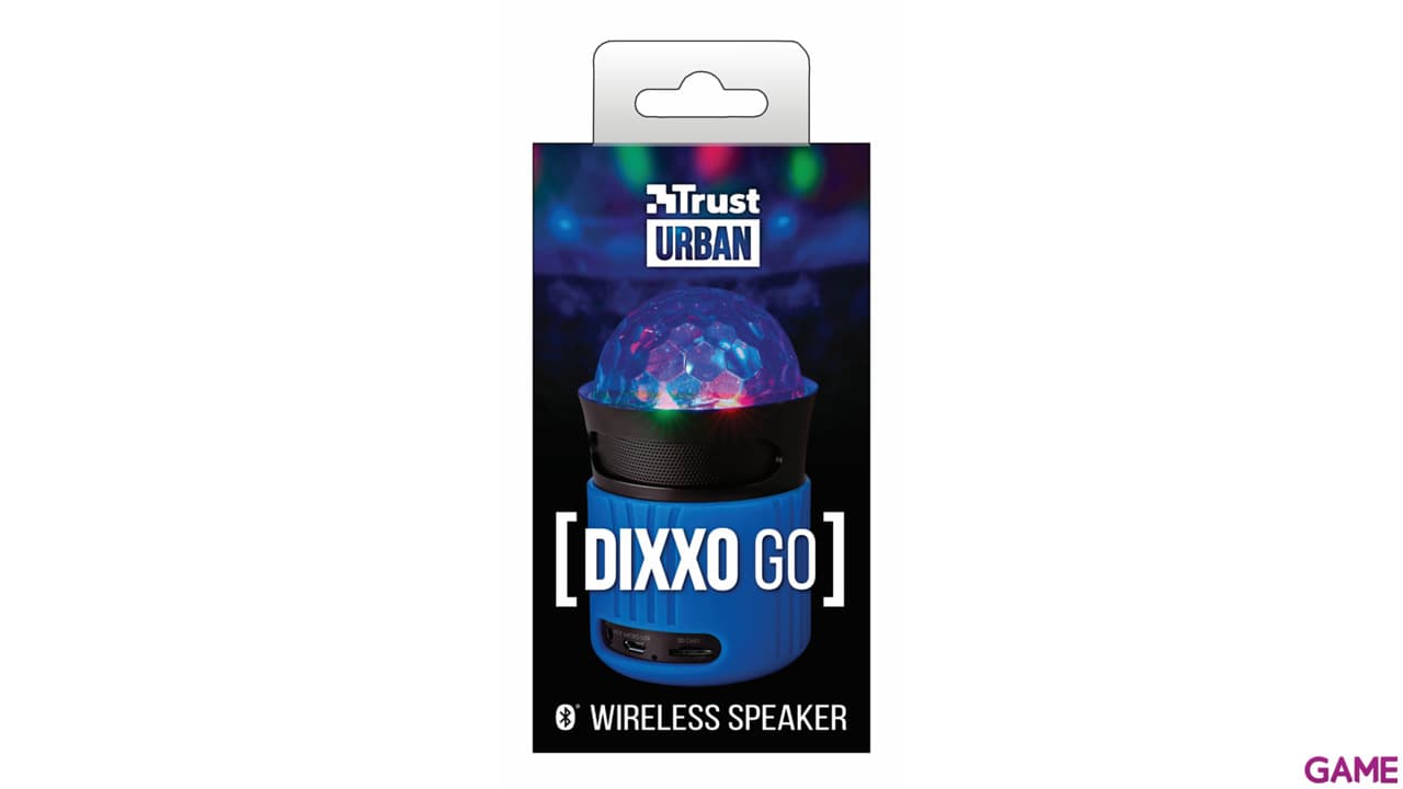 Trust Dixxo Azul Bluetooth con Luces - Altavoces